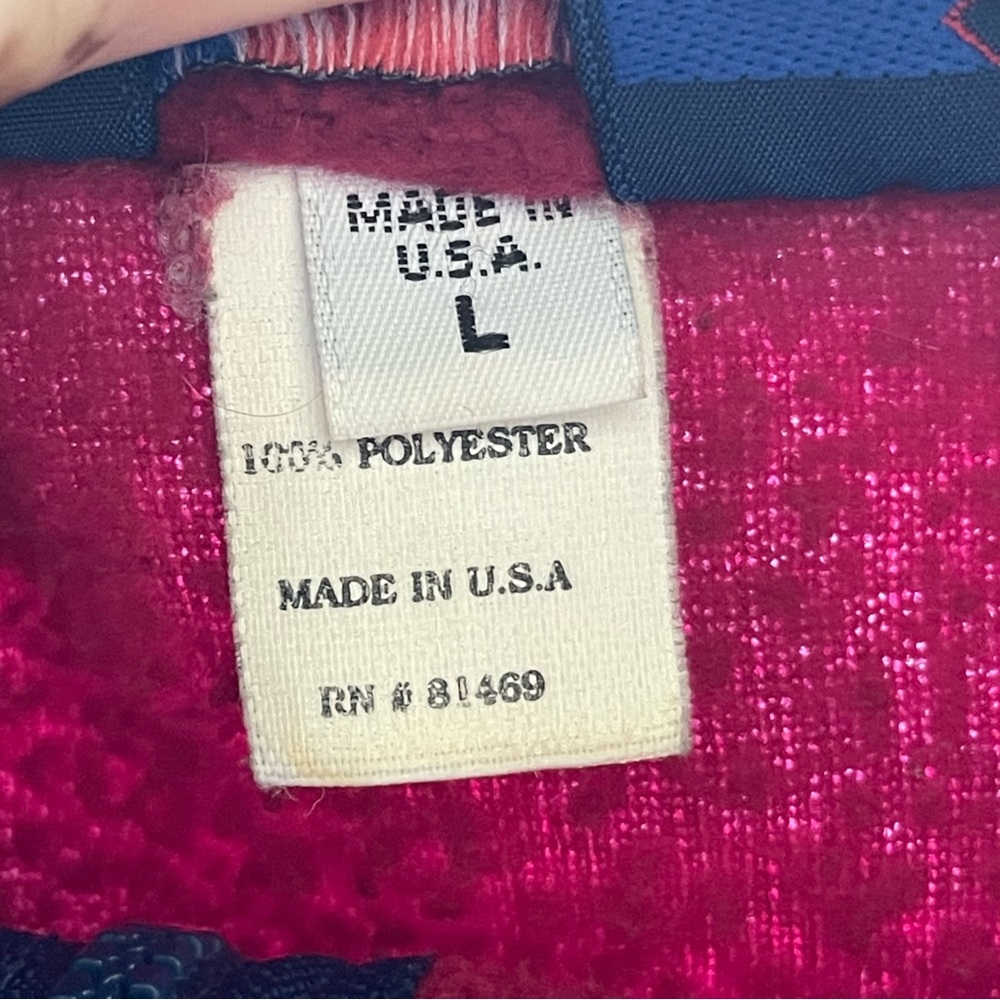 Vintage Penfield Made On The USA Red Half-Zip Fleece Pullover - Picture 4 of 8